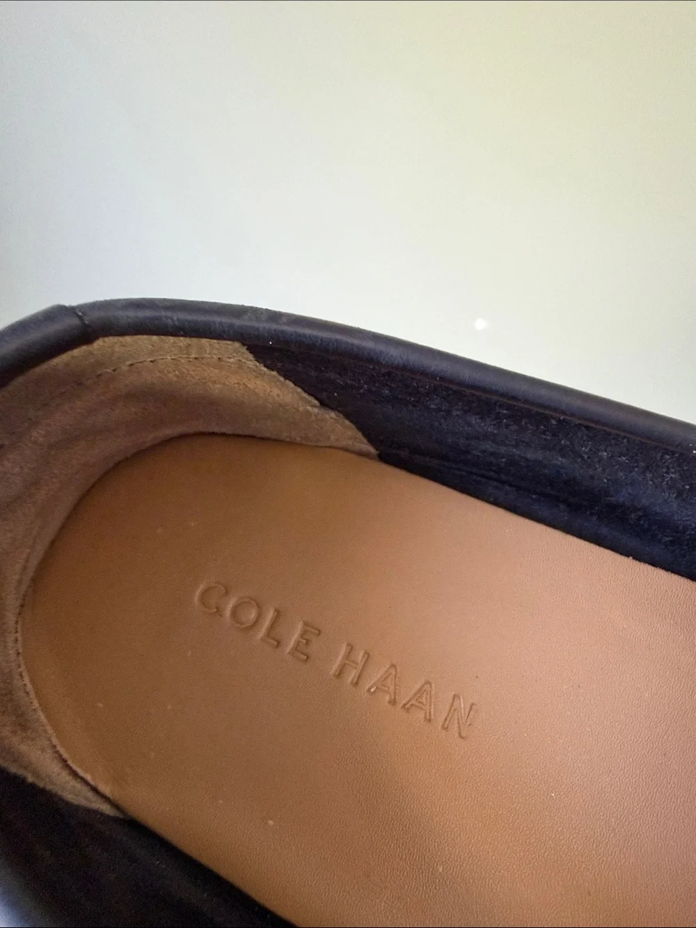Cole Haan Men’s Leather Driving Moccasins Loafers Black Size 10.5